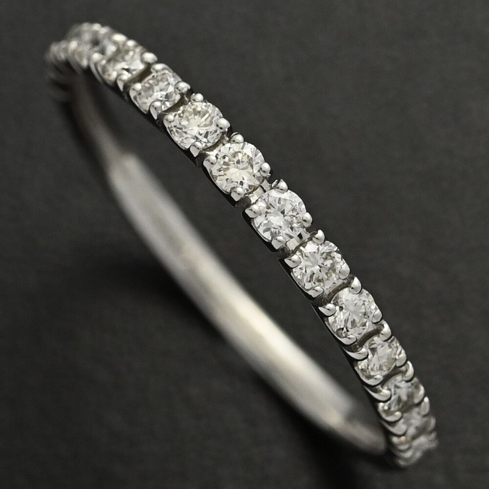 0.3ct/ハーフエタニティセッティング・ダイヤモンドリング・指輪