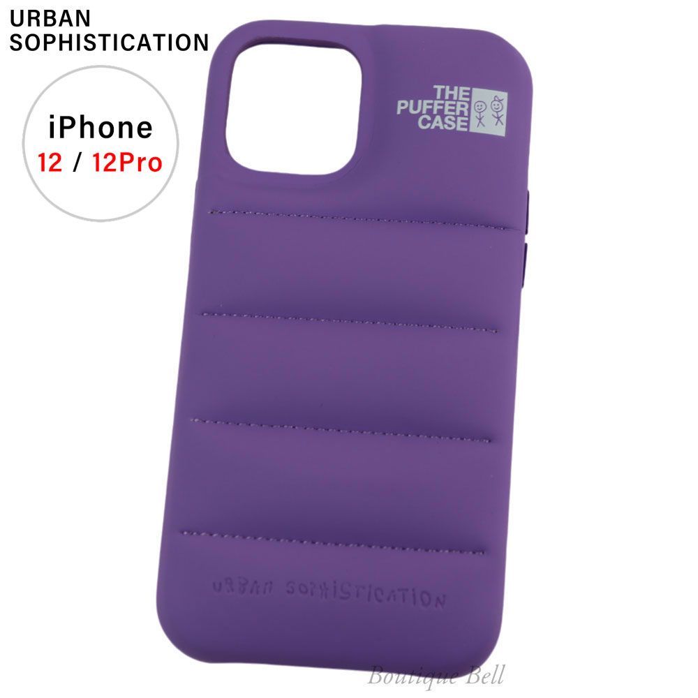 【アーバンソフィスティケーション】iPhone12/12Proケース 紫 Urban Sophistication】アーバンソフィスティケーション