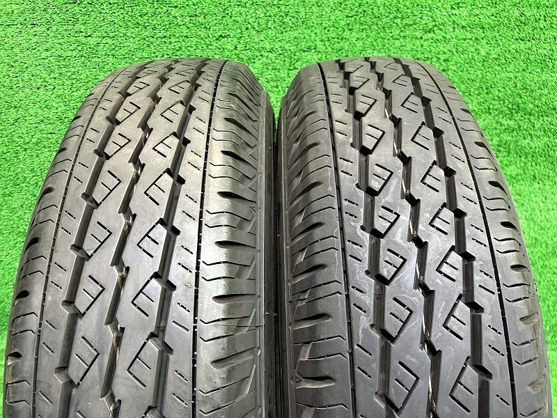 BRIDGESTONE サマー ブリヂストン V600 165R13 8PR 2本 7ミリ 2021年