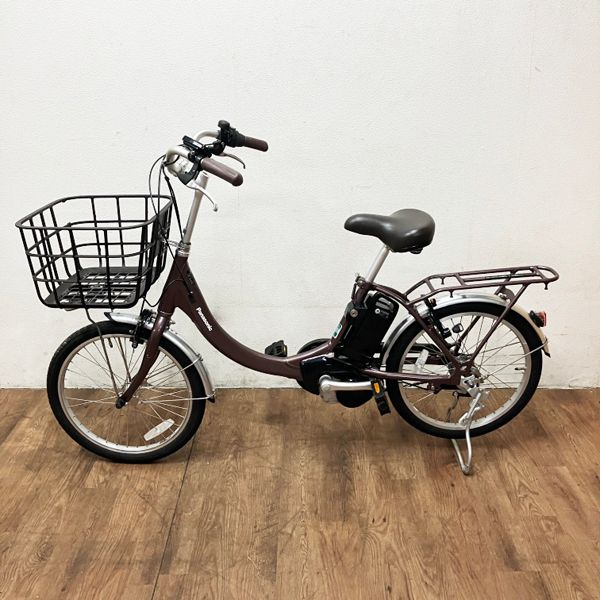 【ジャンク】Panasonic 電動アシスト自転車 前カゴ付き 20インチ ジャンク】Panasonic 電動アシスト自転車 前カゴ付き 20インチ