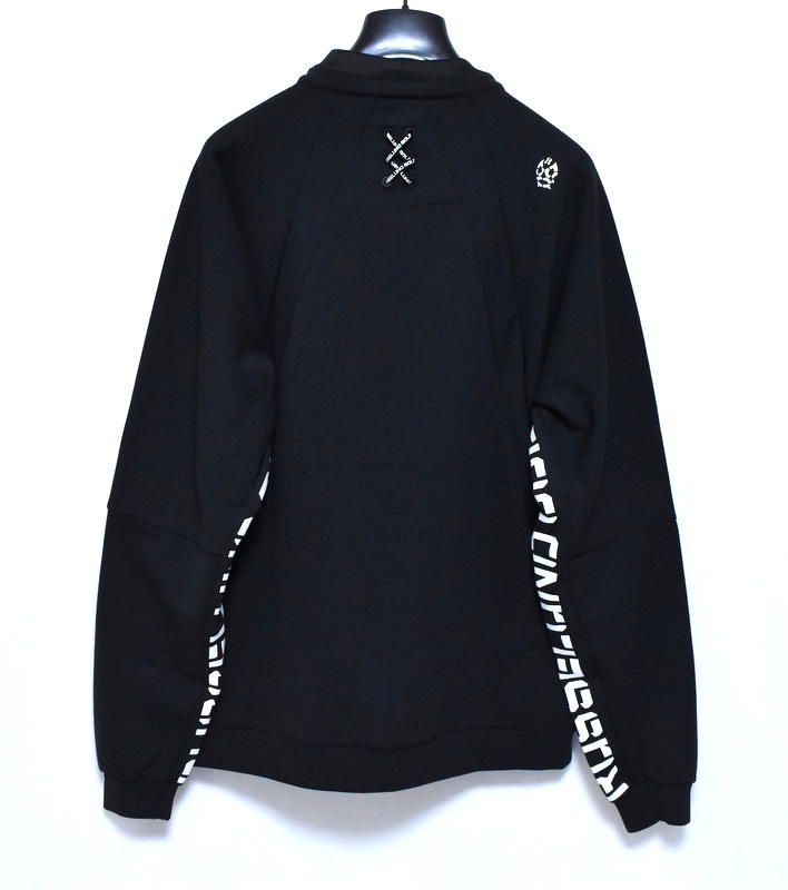 定価3万1900円 ラッセルノ ゴルフ ライトウェイト ジャージ デルタ ダブルニット 4 M RG-2330401 ブラック Russeluno Golf