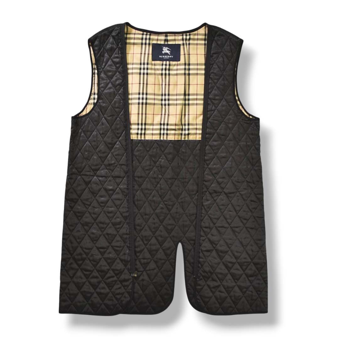 【希少LL】バーバリーロンドン ノバチェック キルティングライナー付き コート 極美品】バーバリーロンドン キルティングコート フード付き ノバ