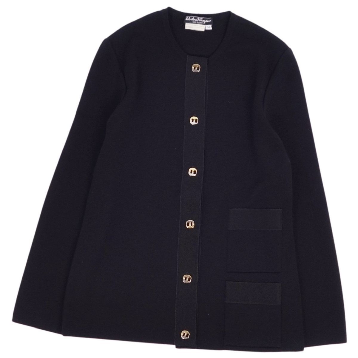 美品 サルヴァトーレ フェラガモ Salvatore Ferragamo カーデ