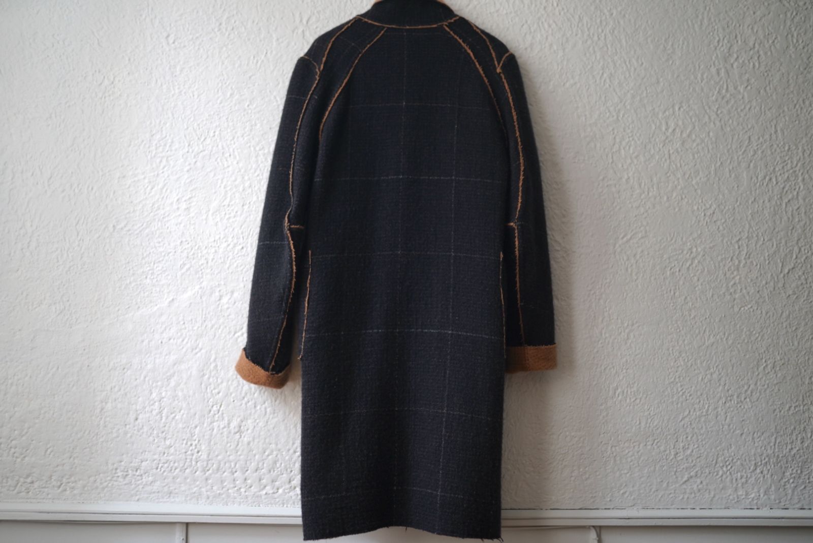 22AW “COIN” WORK BLAZER EXTRA LONG モンゴリアンカシミヤコート 