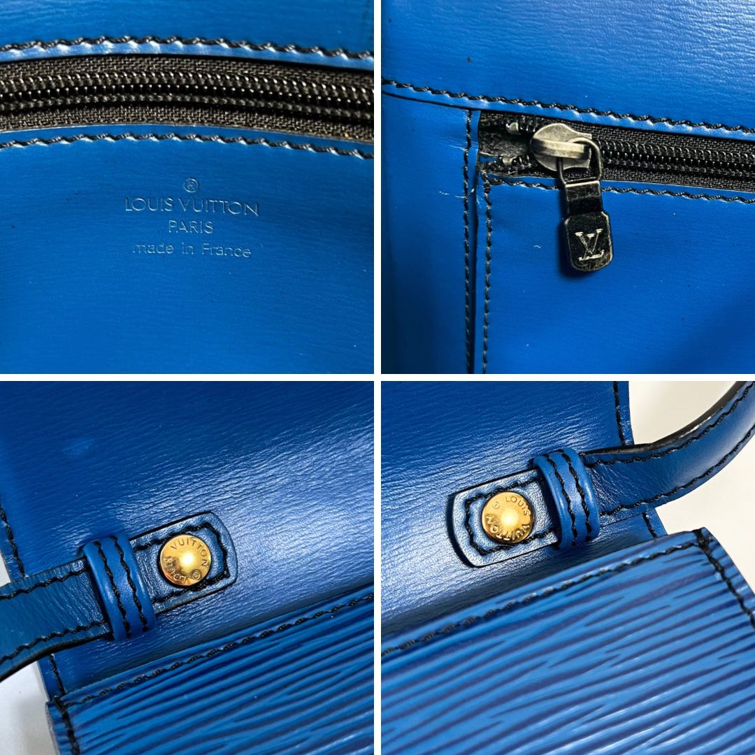 ✴︎美品✴︎ ルイヴィトン Louis Vuitton LOUIS VUITTON エピ アルシュ ブルー M52575 シリアルあり ポシェット  クロスボディ 斜めがけ - メルカリ