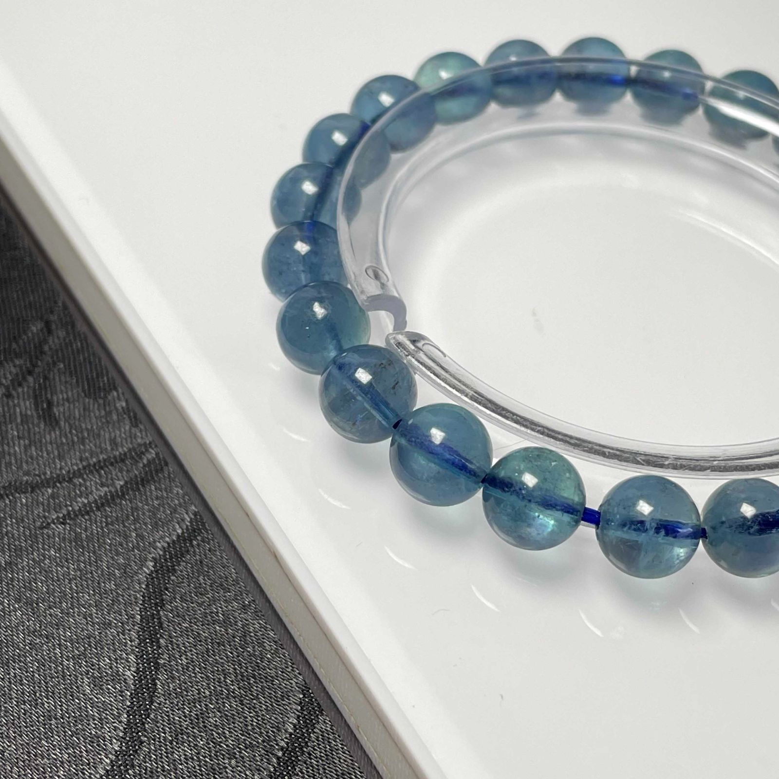 天然】アクアマリン ブレスレット 15.3mm 【公式通販】
