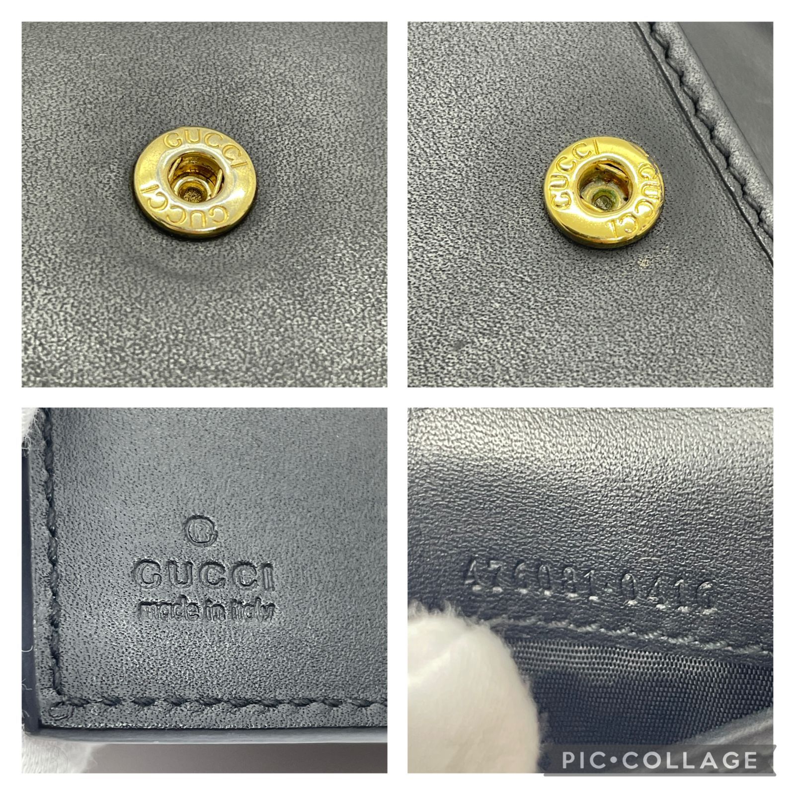 521 極美品 グッチ 476081 シェリーライン 三つ折り財布 ウォレット 521】 極美品 GUCCI/グッチ 476081 シェリーライン 三つ折り財布