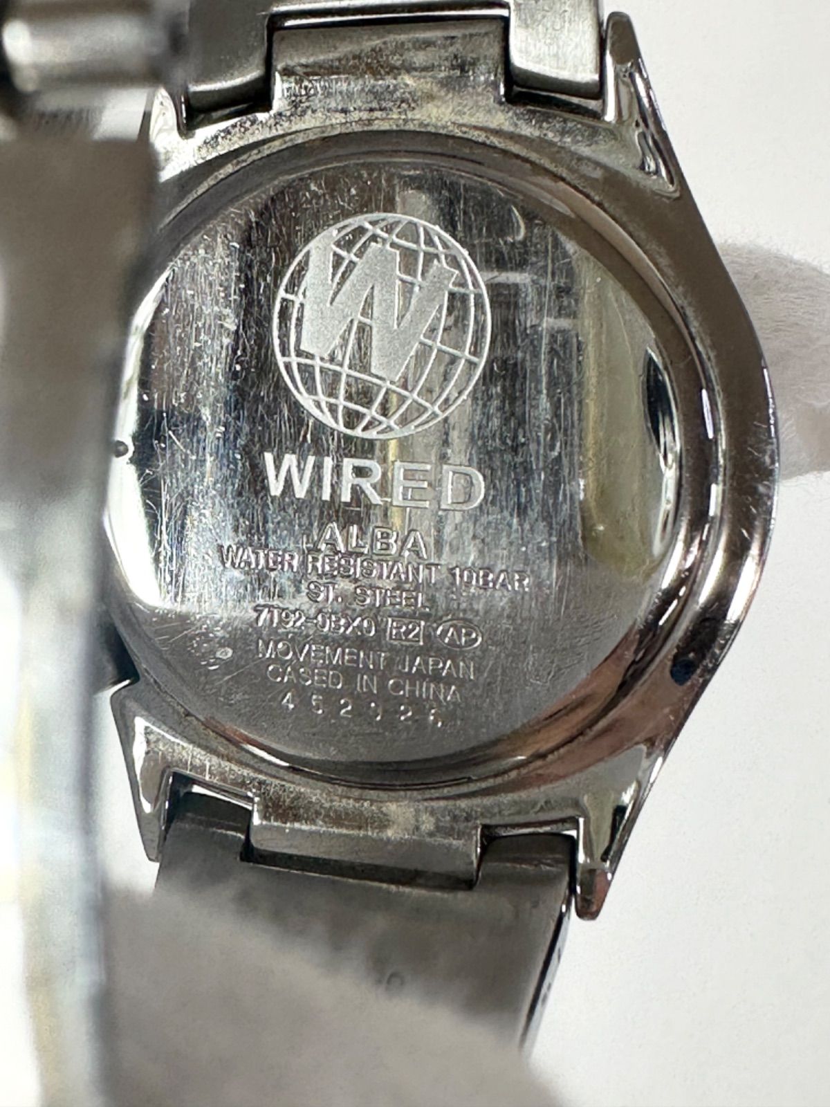 SA4【現状品】SEIKO WIRED 7T92-0BX0 クロノグラフ メンズ 腕時計 セイコー 電池切れ 動作未確認