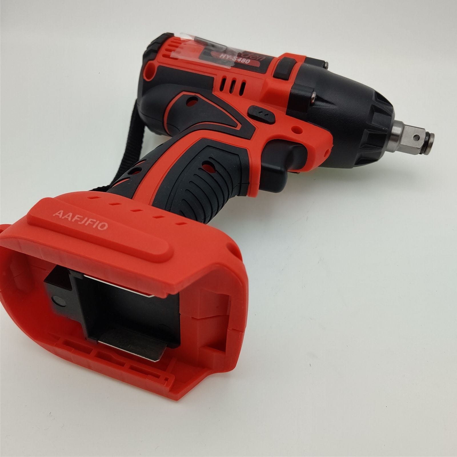 充電式 インパクトレンチ HY-480   400N・M ☆限定一台早い者勝ち☆ 充電式 インパクトレンチ HY-S480 赤 400N・m 本体のみ - メルカリ