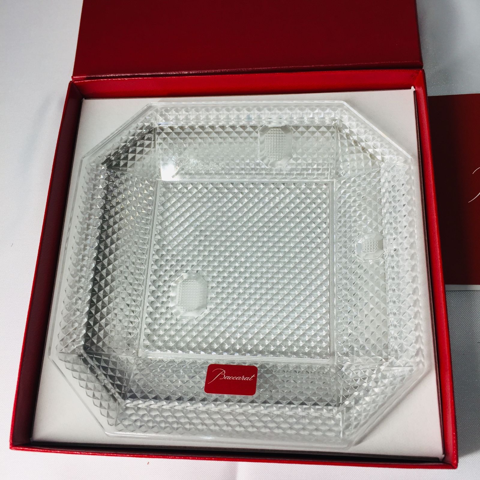 S ♥ バカラ Baccarat パンピーユプレート 小皿 アクセサリートレー き