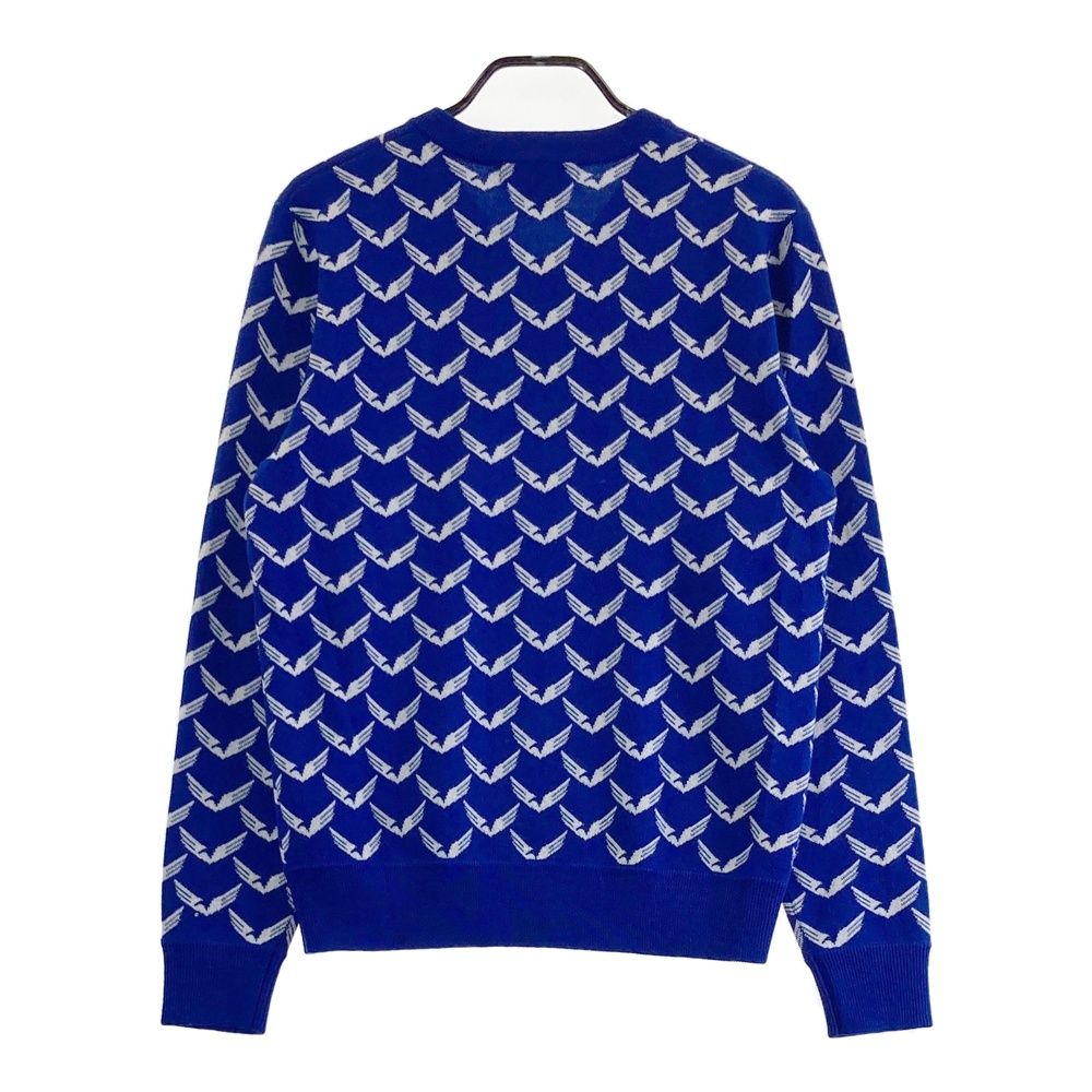 サイズ：L LE COQ GOLF ルコックゴルフ Vネック ニットセーター 総柄