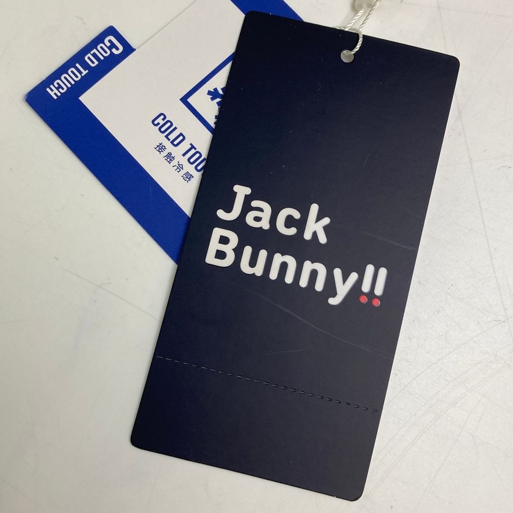 サイズ：6 JACK BUNNY ジャックバニー 2025年モデル モックネック半袖Tシャツ  ホワイト系 [240101492145] ゴルフウェア メンズ ストスト サイズ：6 JACK BUNNY ジャックバニー 2025年モデル モック