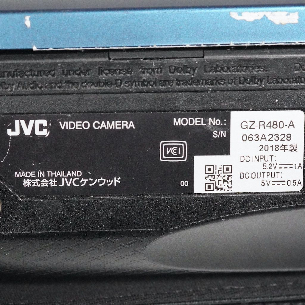 JVC Victor Everio GZ-R480-A ブルー 動作OK 1週間保証 /1425 JVC Victor Everio GZ-R480-A ブルー 動作OK 1週間保証 /1425