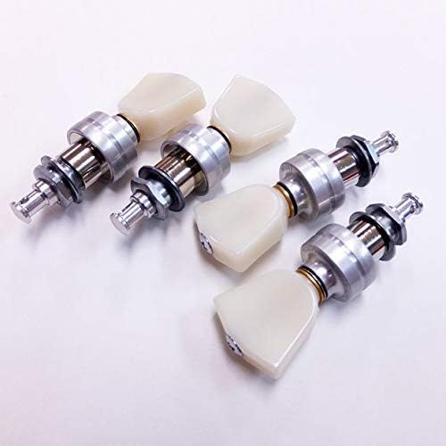 ゴトー ウクレレ ペグ GOTOH UPT UB4N CW クローム ベルタイプ白ボタン|C Ebiオリジナルピック付