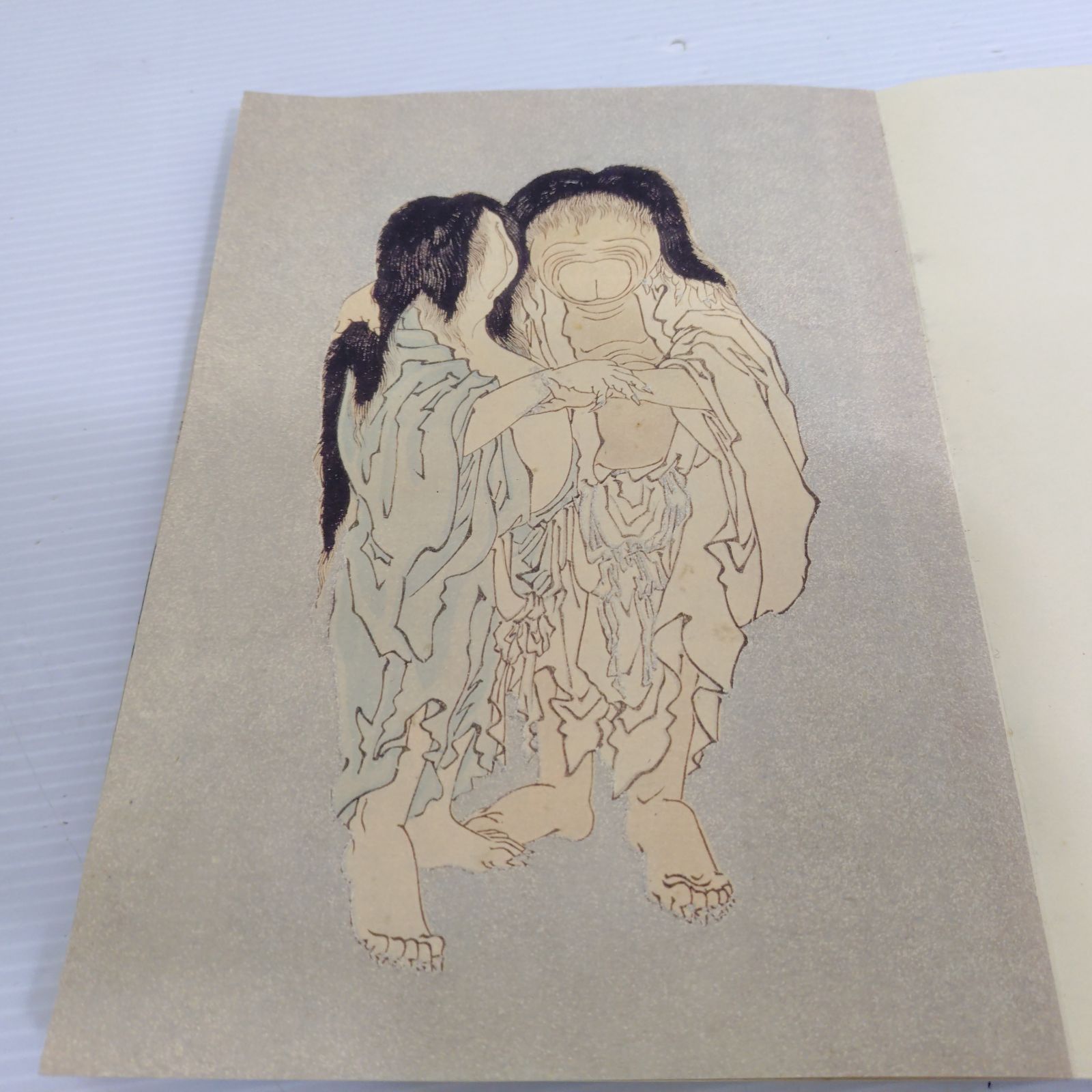 萬福和合神 春画 艶本 アンティーク 浮世絵 印刷 複製本 葛飾