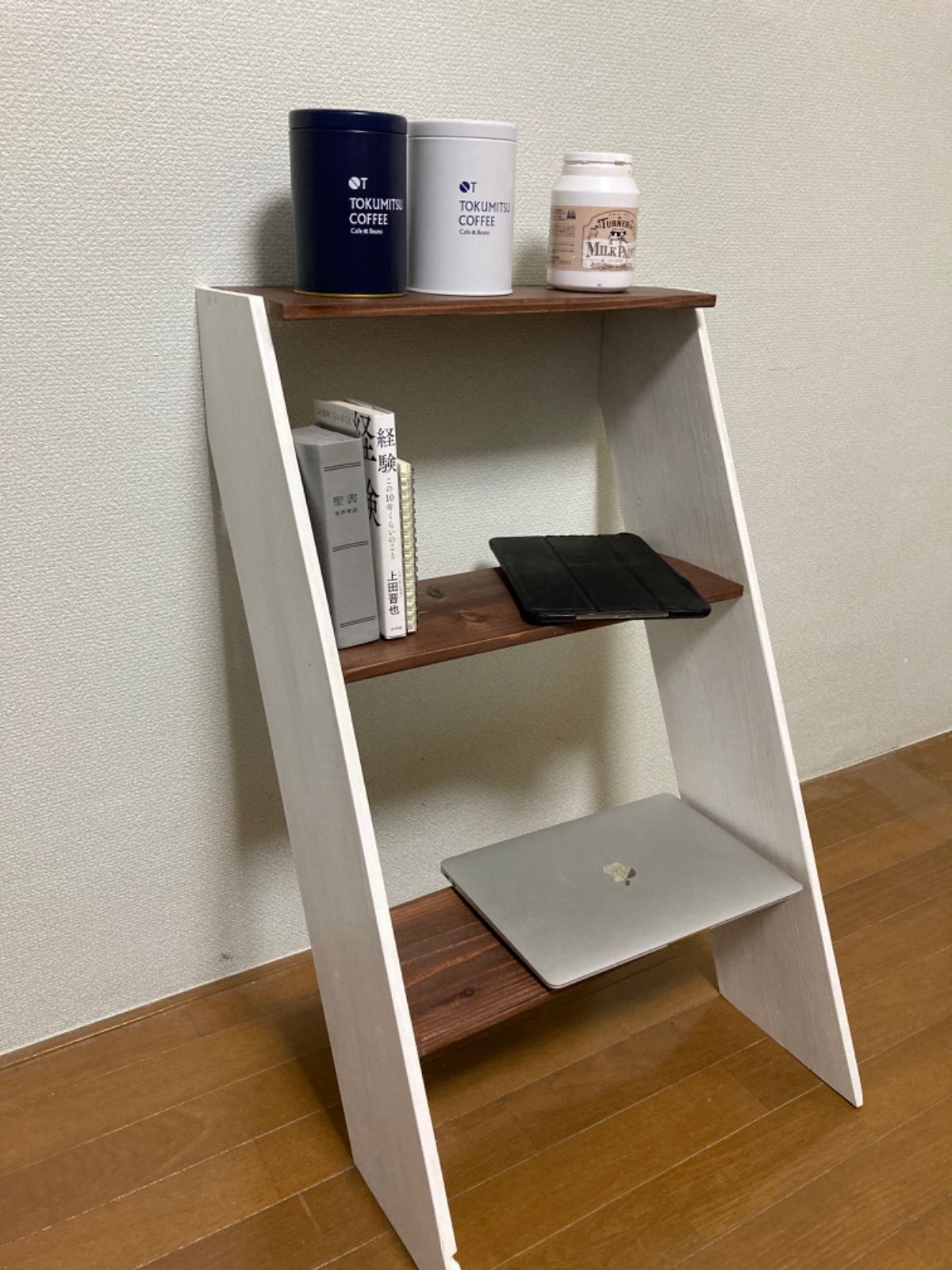 STAIRS SHELF 】ステアーズシェルフ 棚 杉材 アンティーク - お役立ち