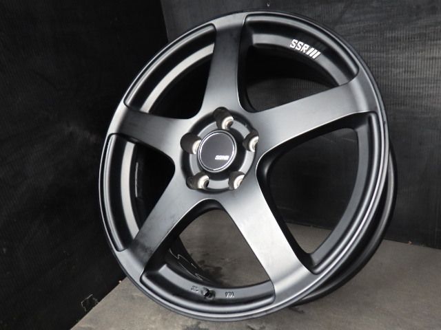2968 送料無料▲SSR GTV01▲18x7.5J 5穴 PCD114.3 53◆4本