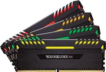 【中古】【輸入･日本仕様】Corsair メモリ VENGENCE RGB PC4-24000 DDR4-3000 32GB 8GBx4 for Desktop MM3627 CMR32GX4M4C3000C15