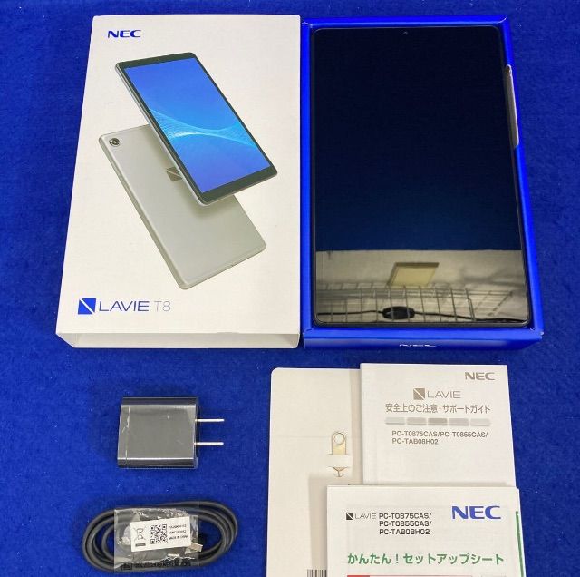 展示保証☆NEC LAVIE T8 T0855/CAS アンドロイドタブレット 8インチ メモリ3GB ストレージ32GB プラチナグレー PC-T0855CAS  Wi-Fiモデル - メルカリ