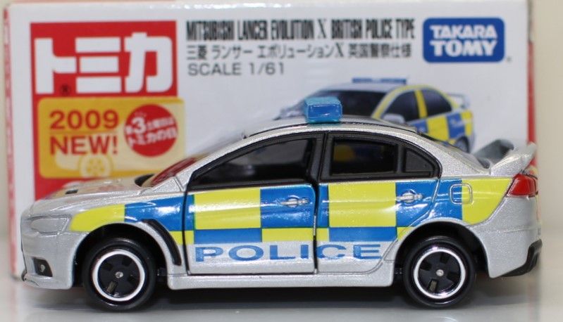 トミカ USED トミカ 39 三菱 ランサーエボリューションX 英国警察仕様