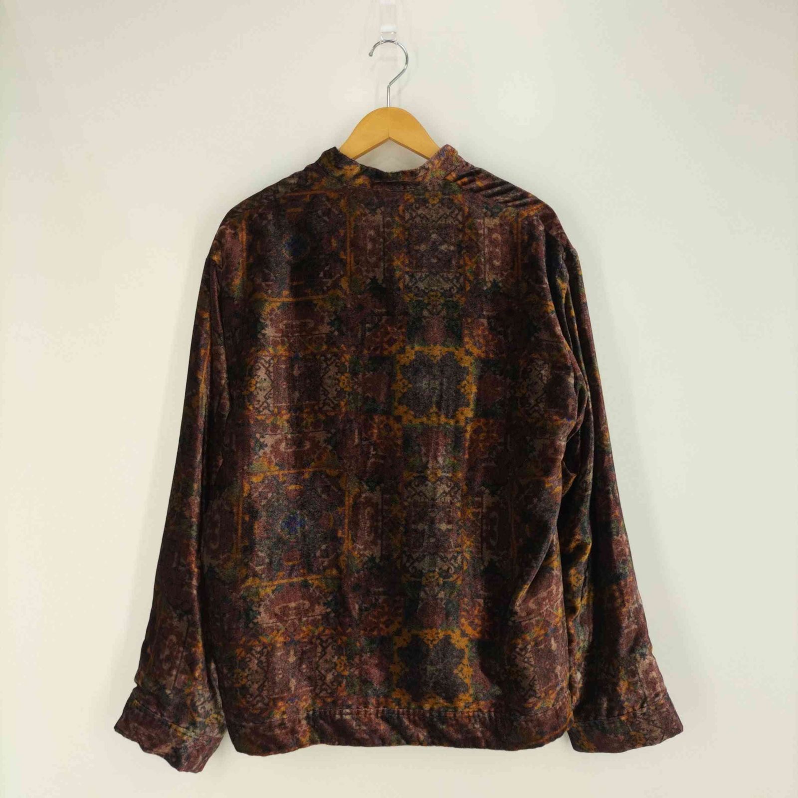 トーガビリリース TOGA VIRILIS VELVET PRINT SHIRT ベロア