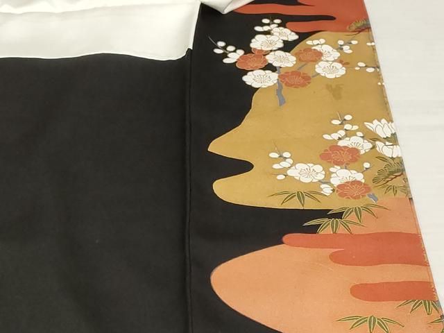 ◆豪華■正絹総絞り■吉祥飛鶴文■黒地■金彩加■振袖一式 ◇豪華□正絹総絞り□吉祥飛鶴文□黒地□金彩加