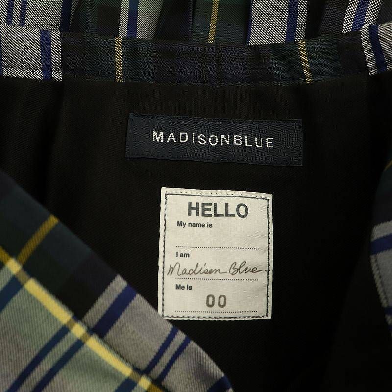 マディソンブルー MADISONBLUE QUILT SKIRT チェック ラップ