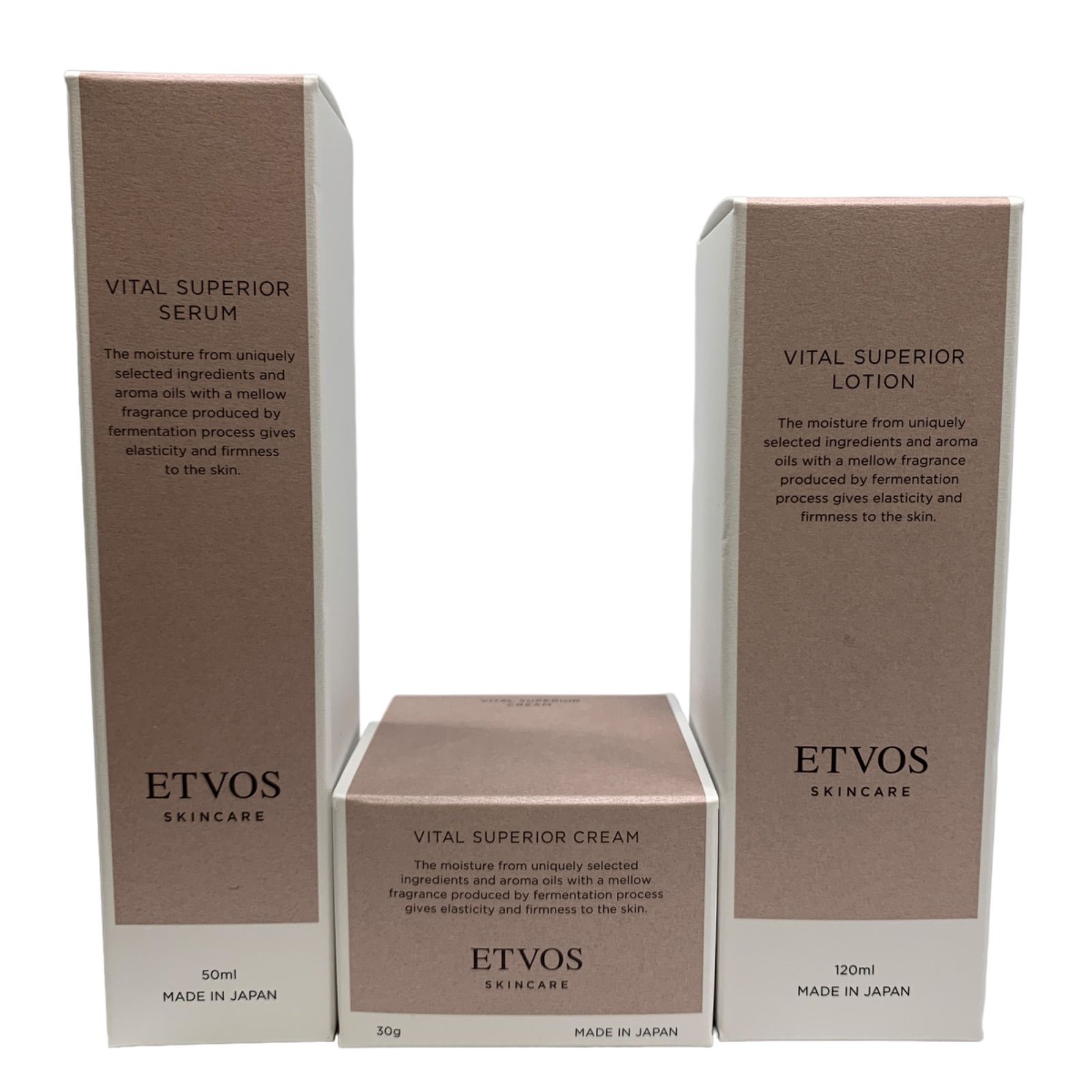 エトヴォス ヴァイタルスペリア ローション&セラム&クリーム ETVOS