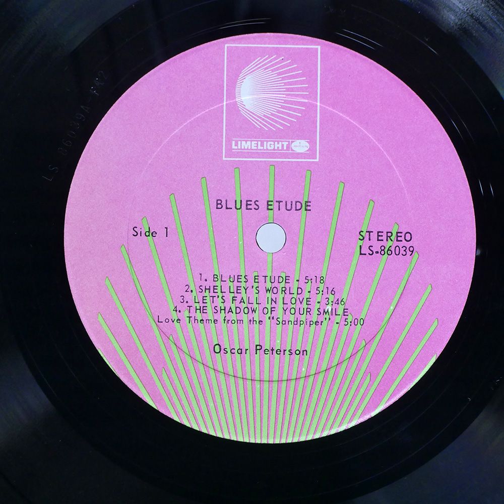 US盤 OSCAR PETERSON/BLUES ETUDE/LIMELIGHT LS86039 LP - メルカリ