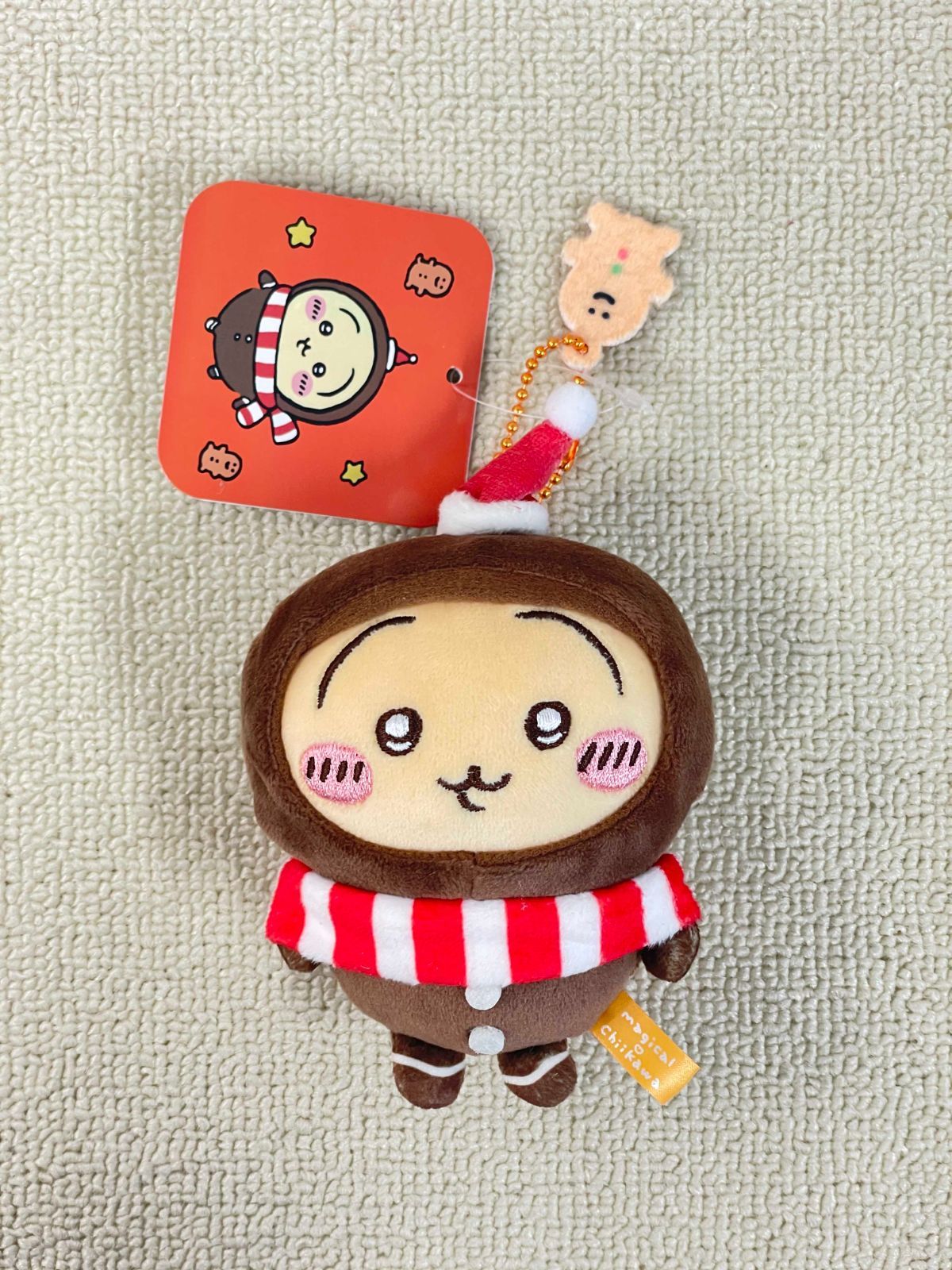 ちいかわ　ジンジャーマンマスコット　うさぎ ジンジャーマン ちいかわ クリスマス うさぎ ハチワレ マスコット