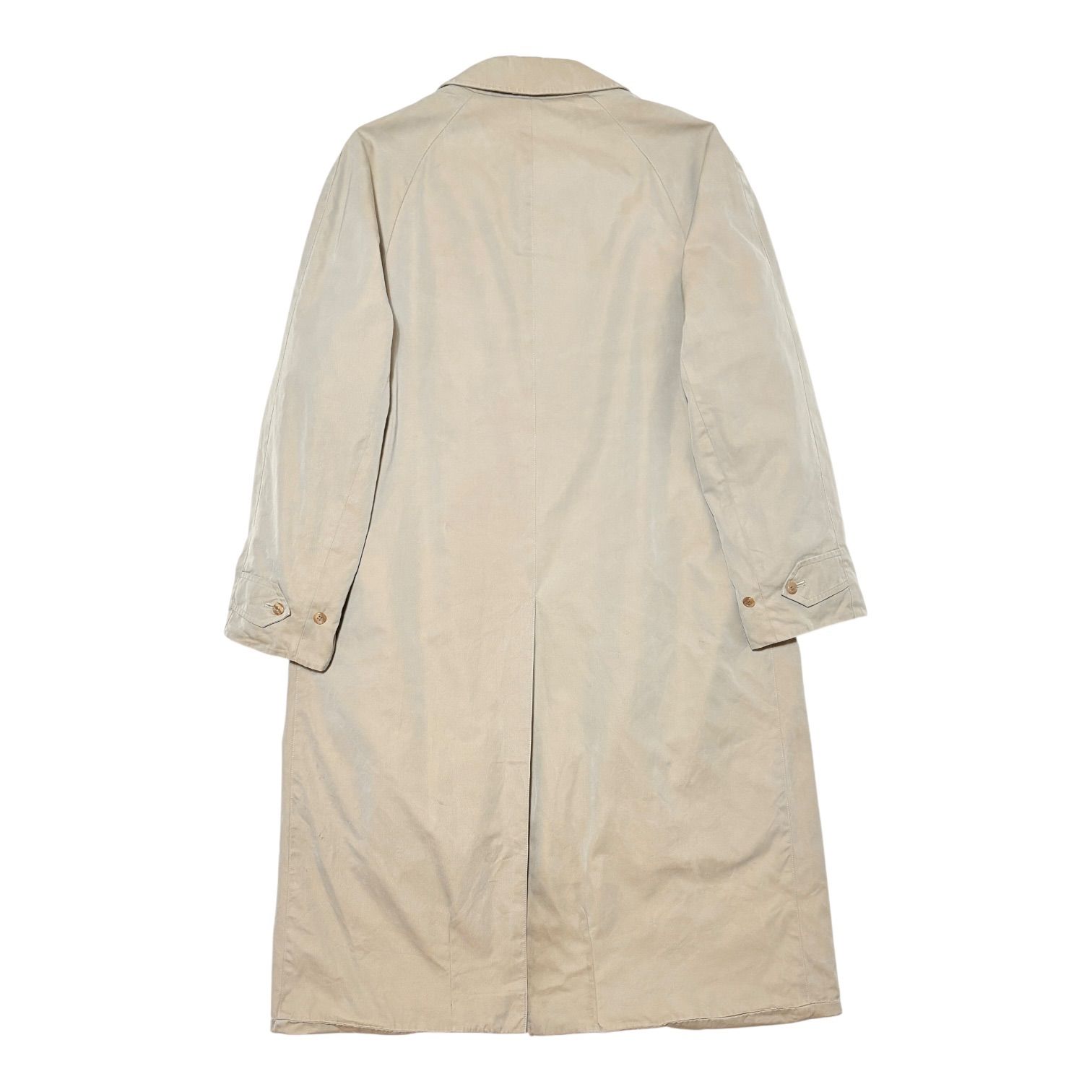古着 80s ブルックスブラザーズ ステンカラー コート イングランド製 ベージュ XL 当時物 ヴィンテージ ビンテージ 80年代 ライナー ロング 玉虫