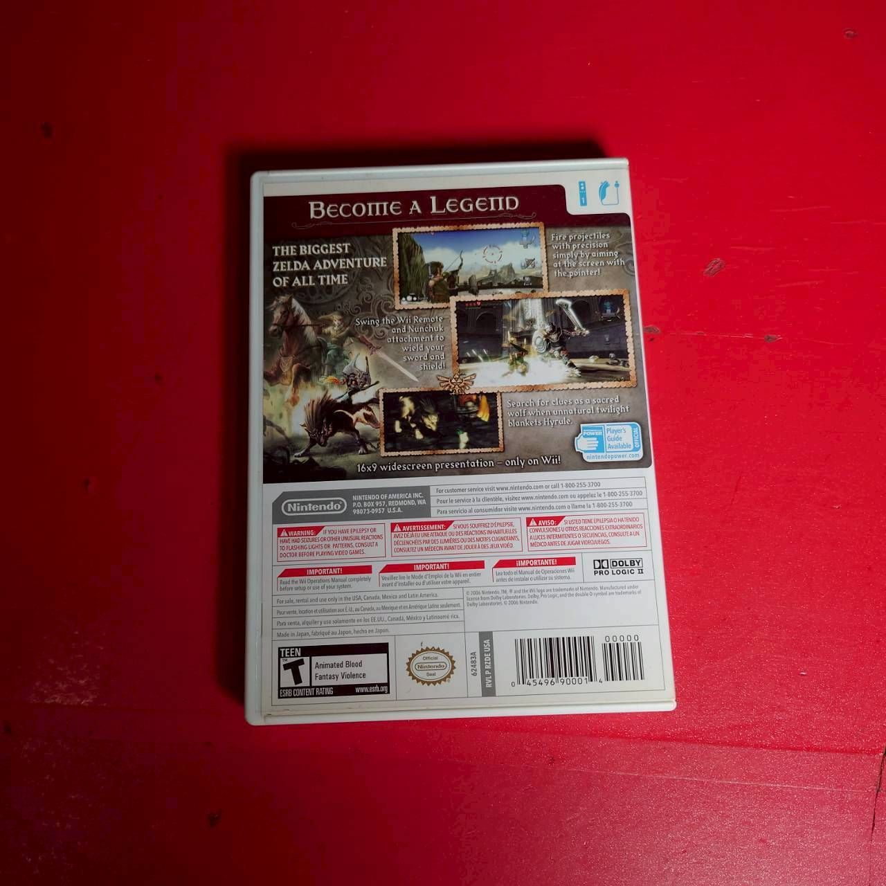 the Legend Of Zelda【中古美品・Wii北米版】 Zelda Twilight Princess Nintendo Wii Japanese ver. The