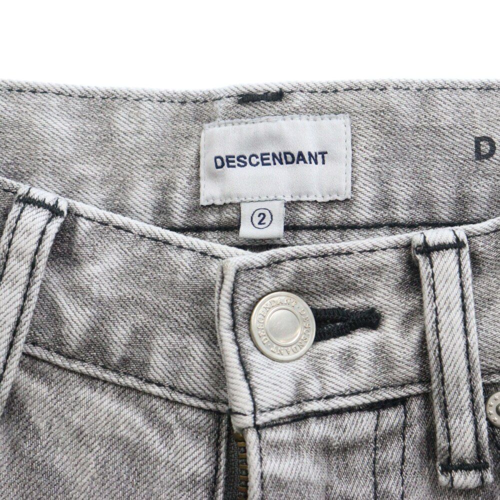 DESCENDANT (ディセンダント) DIN-4 SKINNY JEANS スキニーデニムパンツ グレー - メルカリ