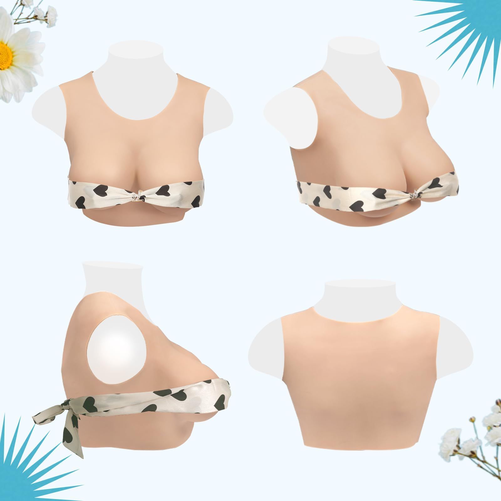 [KUMIHO] シリコンバスト ロアネック バックレス 丸い襟 人工乳房 コス Amazon.co.jp: [KUMIHO] シリコンバスト ロアネック バックレス