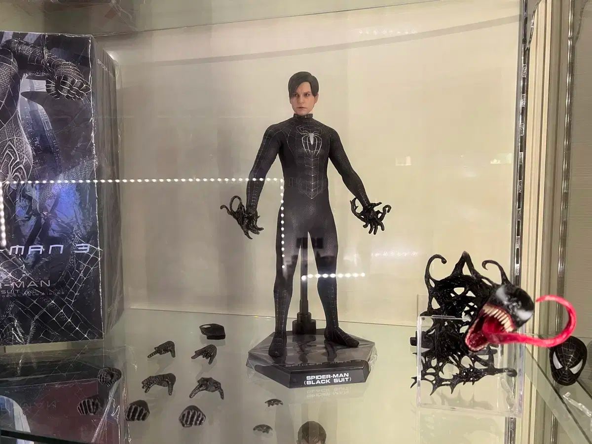 ホットトイズ 正規品 スパイダーマン 3 ブラック スーツ