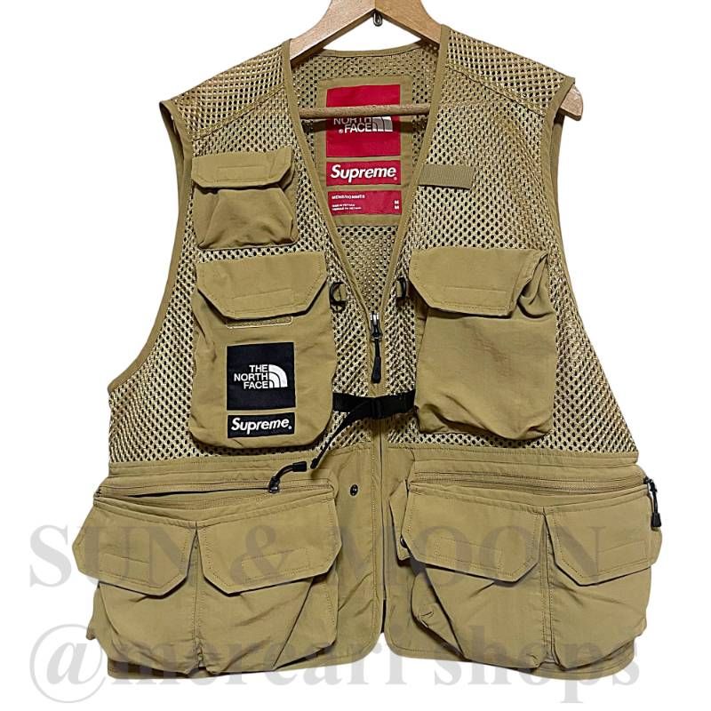 美品 Supreme シュプリーム ザノースフェイス 20ss カーゴベスト 