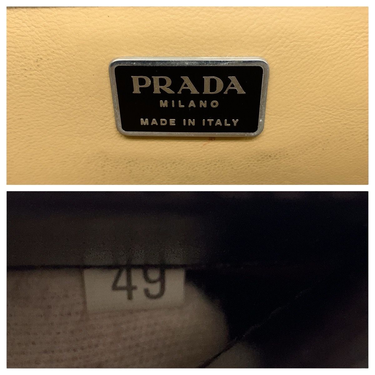 PRADA プラダ ビジネス ブリーフケース 鍵 ロゴ金具 レザー ブラウン PRADA プラダ サフィアーノレザー ブリーフケース メンズ