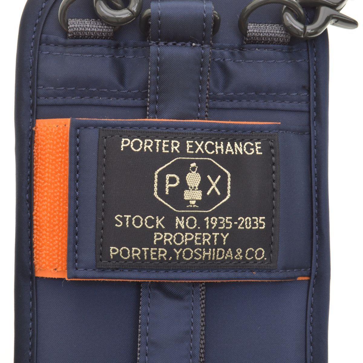 PORTER / ショルダーバッグ/ナイロン/BLK/376-16898// PORTER / ポーター】PORTER EXCHANGE 376-16898 PX TANKER GPS HOLDER