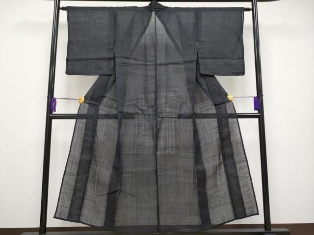 平和屋本店□極上 夏物 重要無形文化財 本場宮古上布 吉祥文 苧麻 逸品