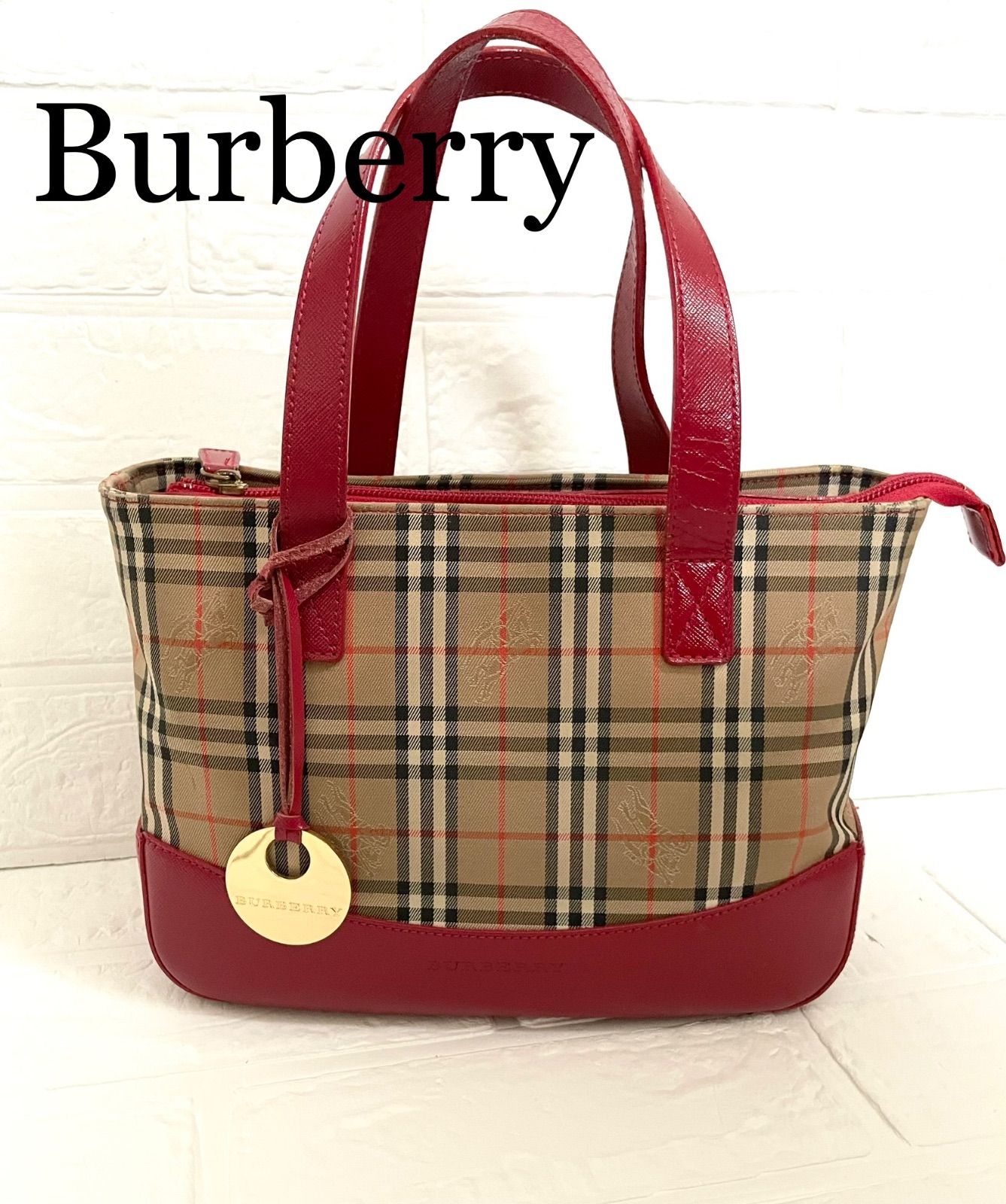 オフクーポン付 - 【希少】BURBERRY バーバリー ノバチェック×シャドー