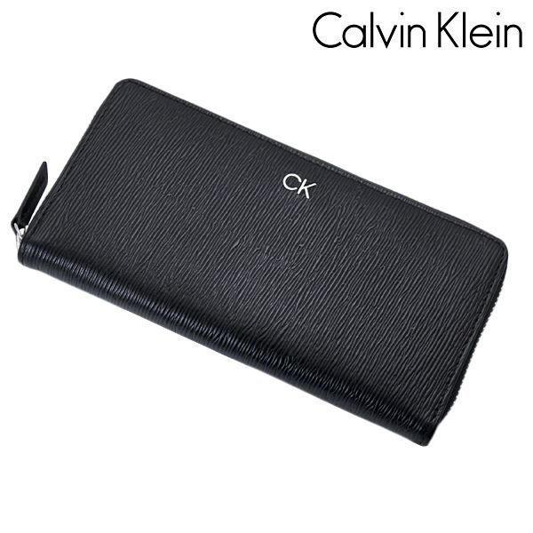 新品】カルバンクライン Calvin Klein CK 長財布 ラウンドファスナー