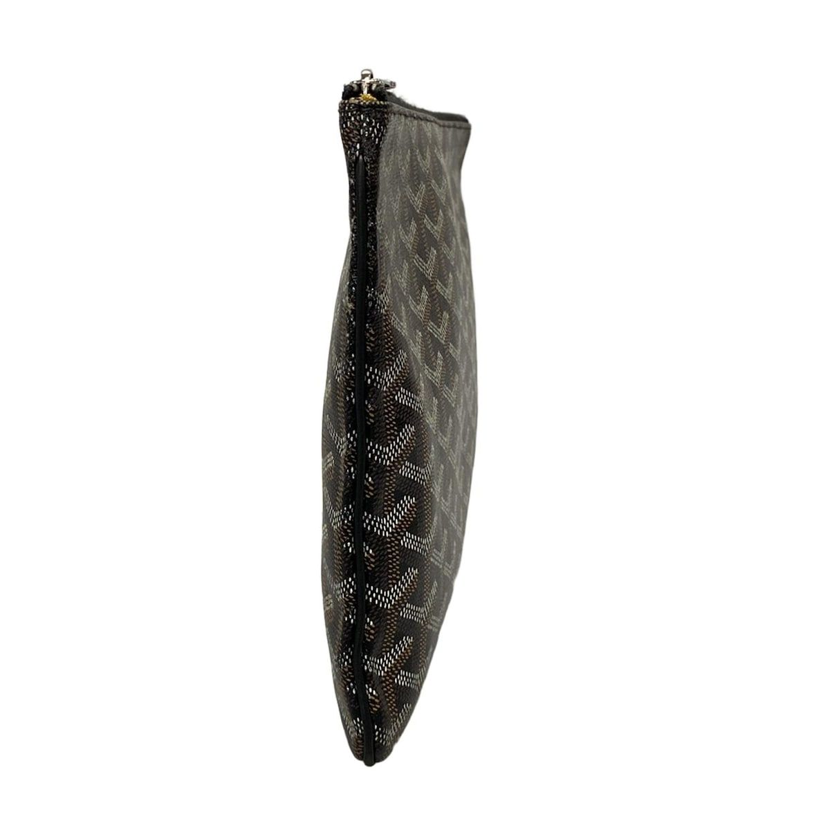 GOYARD(ゴヤール) クラッチバッグ セナMM 黒 レザー - メルカリ