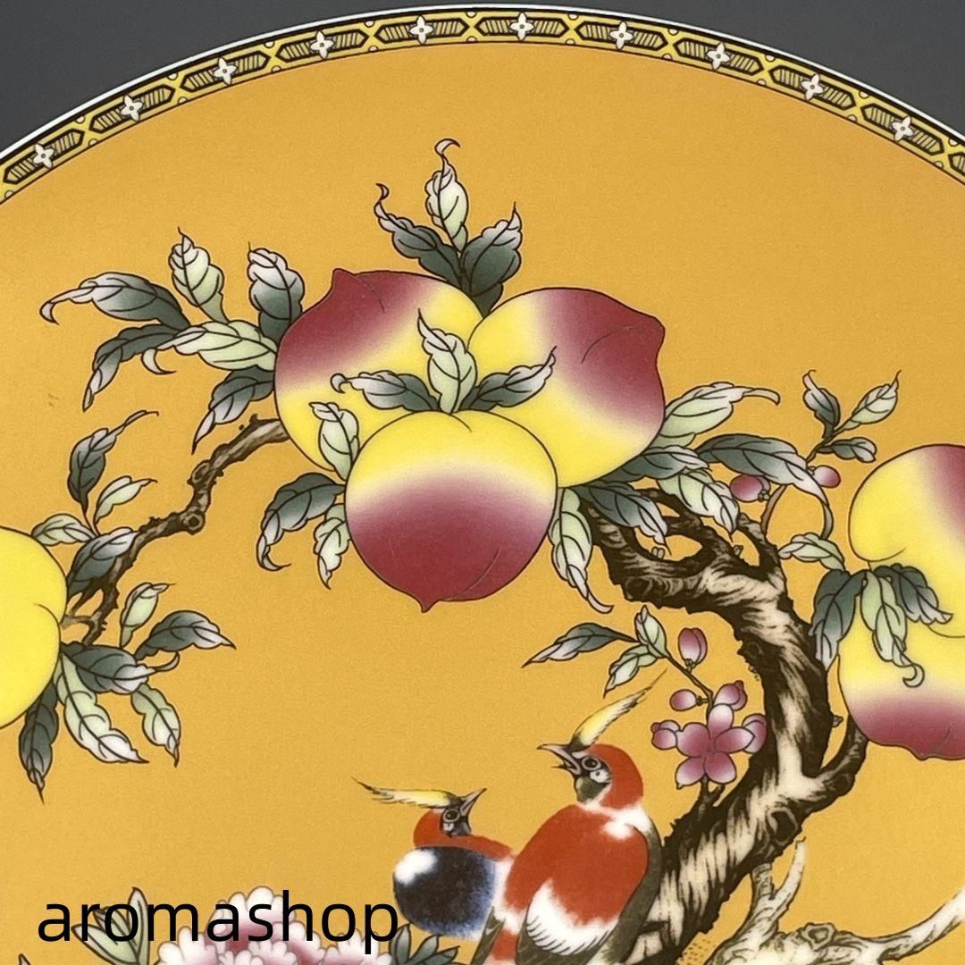 竜戯珠賞盤 景徳鎮 陶磁器 装飾品 現代工芸品 美術品 置物 彩富貴長寿蒔絵賞盤 景徳鎮 陶磁器 装飾品 現代工芸品 美術品
