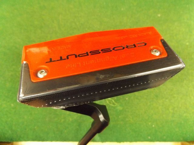 6770 CROSSPUTT RED EDITION RED BLACK Label EDGE 1.0 34インチ カバー有 クロスパット パター ゴルフクラブ .966764