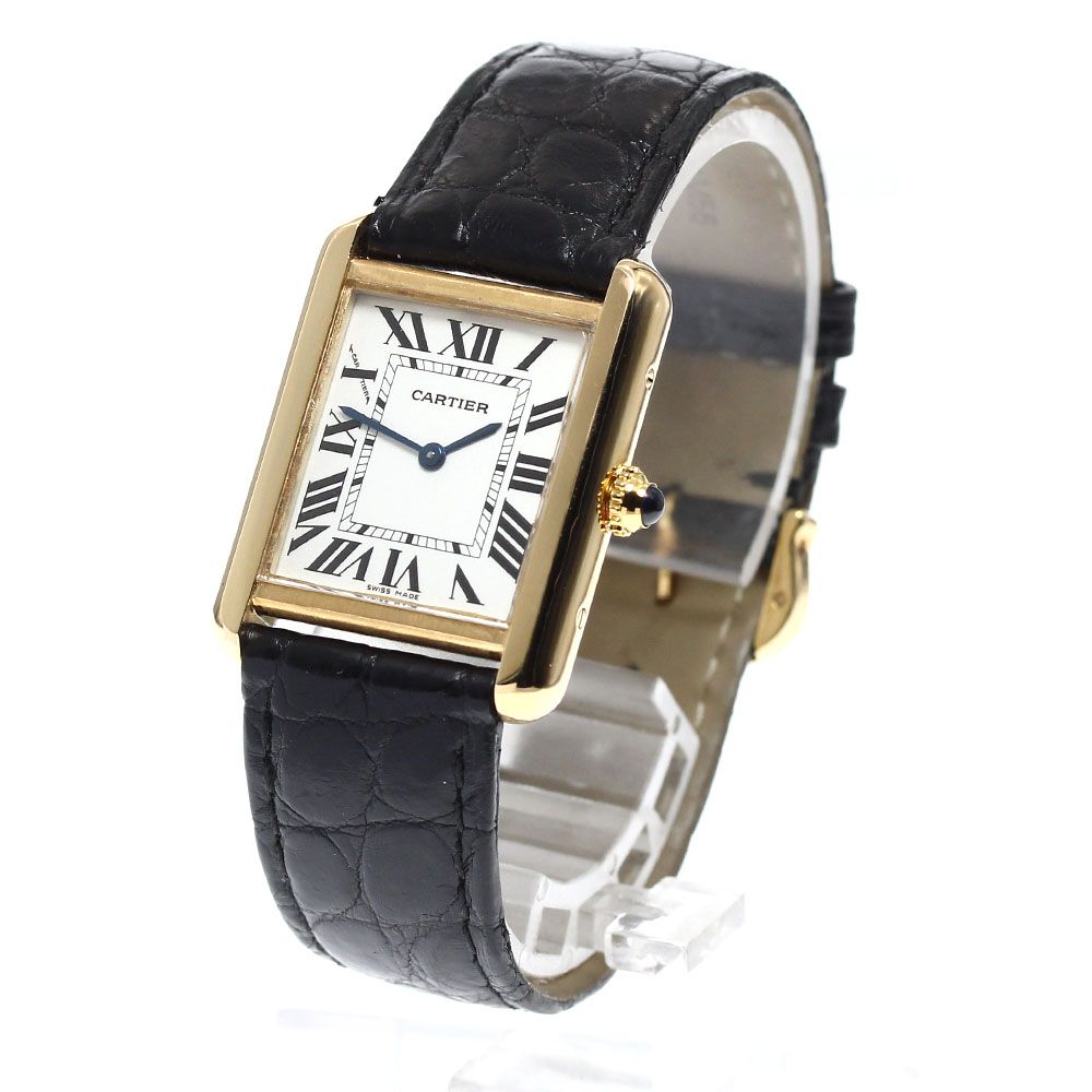 カルティエ CARTIER W1018755 タンクソロ SM クォーツ レディース_  