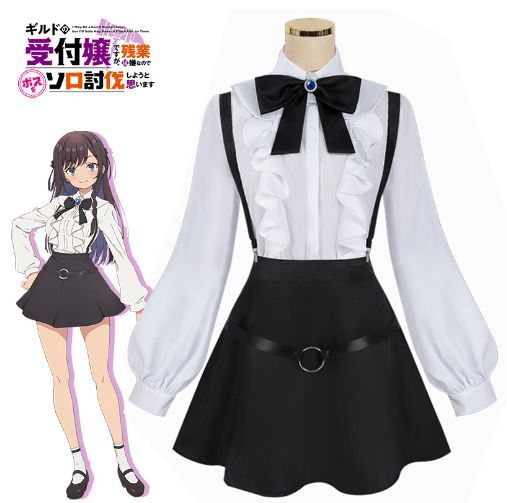 ギルドの受付嬢ですが 残業は嫌なのでボスをソロ討伐しようと思います コスプレ アリナ クローバー コスプレ衣装 cosplay 制服ハロウィン クリスマス パーティー アニメ 仮装 学園祭 文化祭 漫遊展