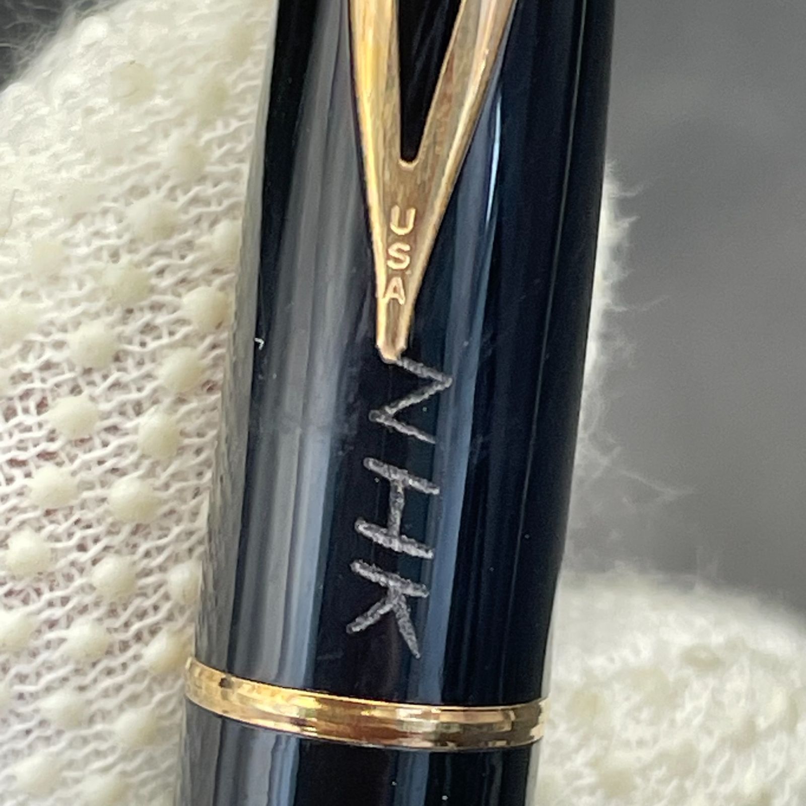 14K/585刻印】 SHEAFFER シェーファー 万年筆 タルガ シルバー MS
