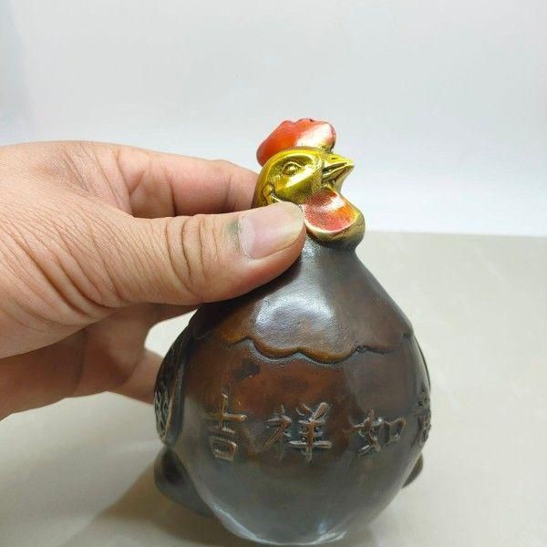 招財進宝  大吉大利  如意鶏  装飾品  工芸品  美術品 置物 招財進宝 大吉大利 如意鶏 装飾品 工芸品 美術品 置物 - メルカリ
