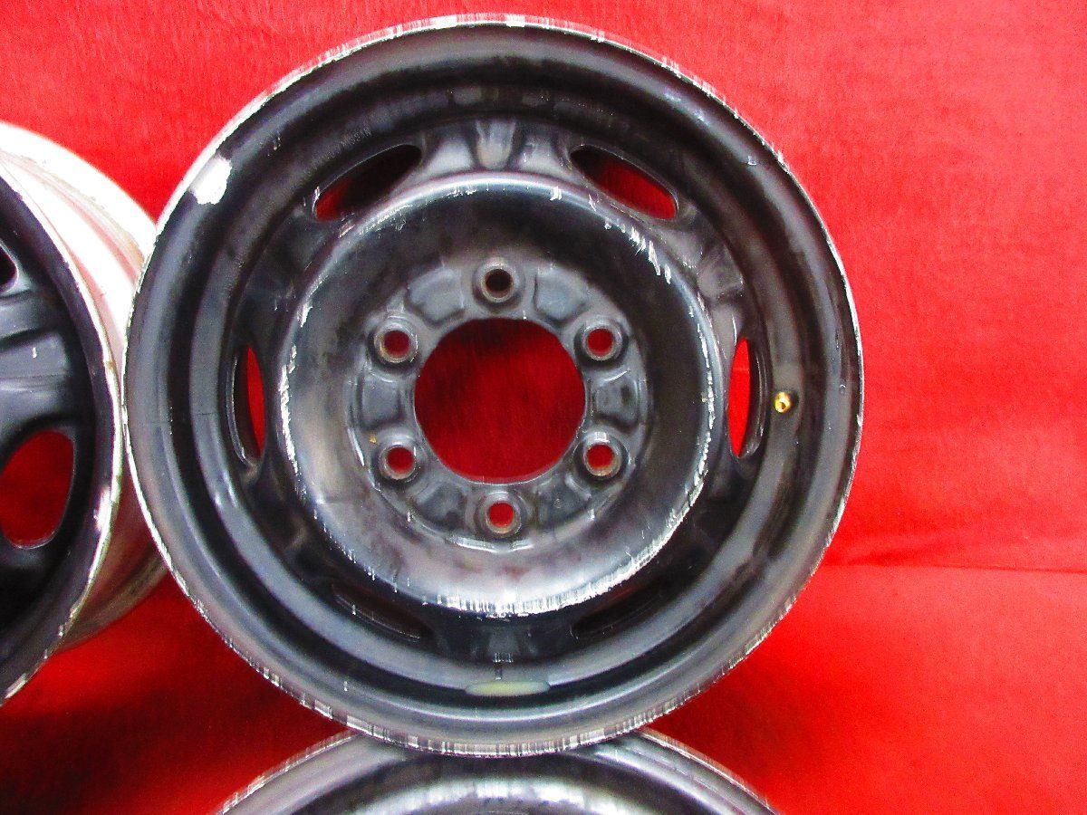 スチール ホイール 4本 日産 キャラバン NV350 純正 15×5.5J 6穴