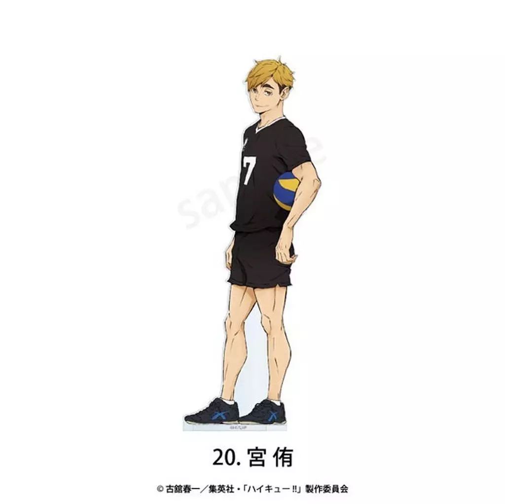 ハイキュー!! 宮侑 アクリルタイル 141個 中古】アクリルスタンド・アクリルパネル 20.宮侑 フチなしアクリル